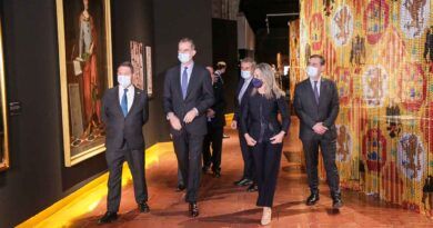 Felipe VI inaugura la exposición del VIII Centenario de Alfonso X el Sabio en el Museo de Santa Cruz. Alfonso X: el legado de un rey precursor