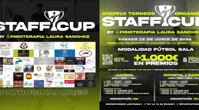 Staff 19 Torneos anuncia la STAFF CUP en Cabañas
