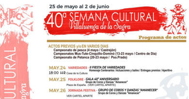 Villaluenga de la Sagra celebra la 40ª Semana Cultural