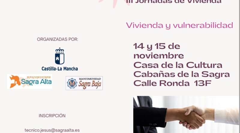 Cabañas celebra las III Jornadas de Vivienda: Vivienda y Vulnerabilidad