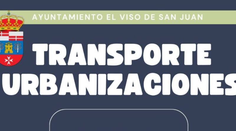 Nuevo servicio de transporte para las urbanizaciones de El Viso