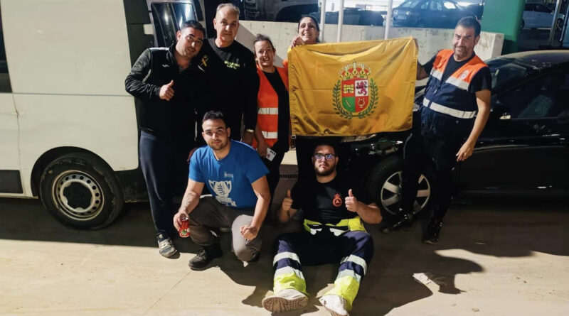 Voluntarios de Protección Civil de Magán solidarios con la Comunidad Valenciana