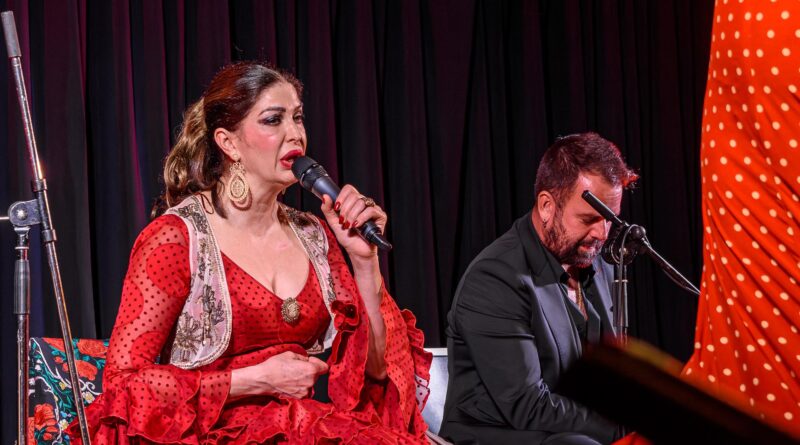 Eva María y Quintín Zamora ofrecieron un espectáculo de copla y flamenco en Villaluenga de la Sagra.