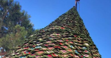 Renato, el árbol de navidad de Alameda, con muchas madres y algún que otro padre