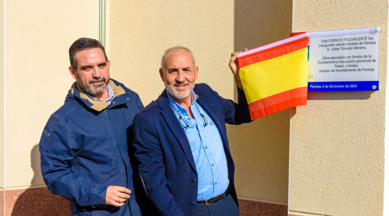 Inauguración del nuevo centro polivalente en Pantoja.