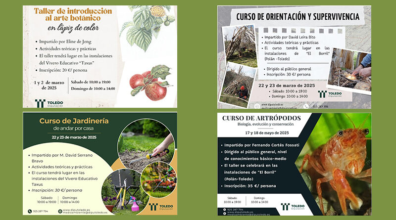 cartel cursos medioambiente